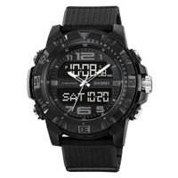 Reloj SKMEI Raptor 2162 Dual Multifunción 3 Horarios - Negro
