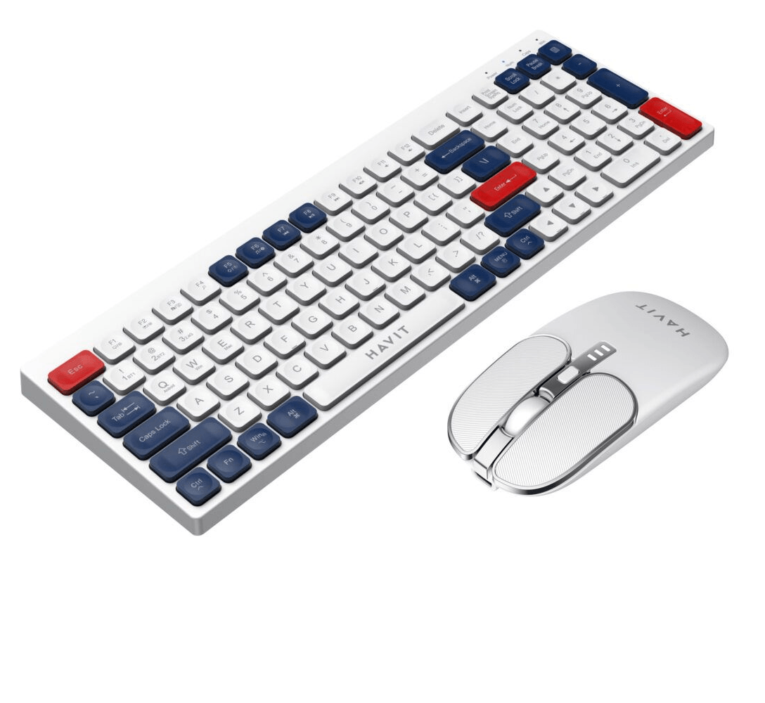 Kit Teclado y Mouse Inalambrico Havit KB830WB-SP