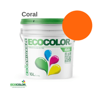 Pintura MATE 1 Galón Coral