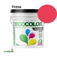 Pintura ECOACRILICO MATE 1 Galón Fresa