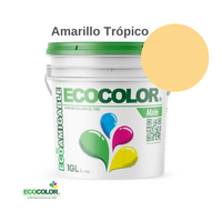 Pintura MATE 1 Galón Amarillo Trópico