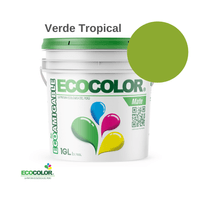 Pintura MATE 1 Galón Verde Tropical