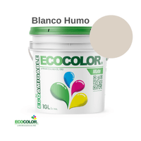 Pintura MATE 1 Galón Blanco Humo