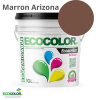 Pintura ECOACRILICO SATINADO 1 Galón Marrón Arizona