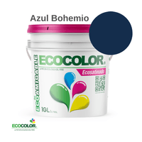 Pintura ECOSATINADO 1 Galón Azul Bohemio