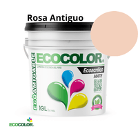 Pintura ECOACRILICO MATE 1 Galón Rosa Antiguo
