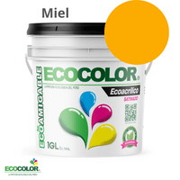 Pintura ECOACRILICO SATINADO 1 Galón Miel