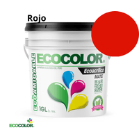 Pintura ECOACRILICO MATE 1 Galón Rojo