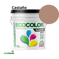 Pintura ECOACRILICO MATE 1 Galón Castaño