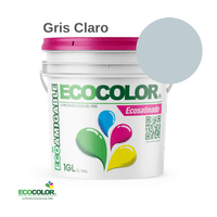 Pintura ECOSATINADO 1 Galón Gris Claro