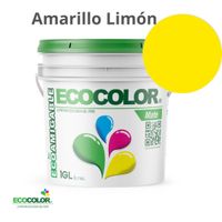 Pintura MATE 1 Galón Amarillo Limón