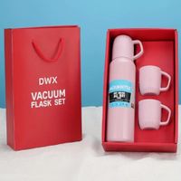 Termo Rosado con 2 Tazas de 500 ml