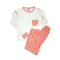 PIJAMA NIÑA ANIMAL PRINT MELON