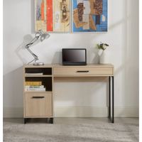 Escritorio Moderno Prado 1 Puerta 1 Cajón Natural R&R MUEBLES
