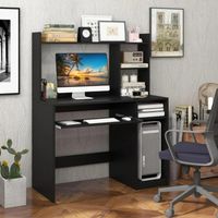 Escritorio Moderno Rolo Negro R&R MUEBLES