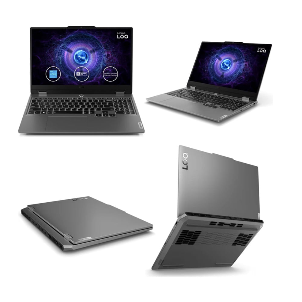Notebook Lenovo LOQ 15IAX9 15.6 Pulgadas FHD IPS Core i5-12450HX max 4.4GHz 8GB DDR5-4800MHz RTX3050