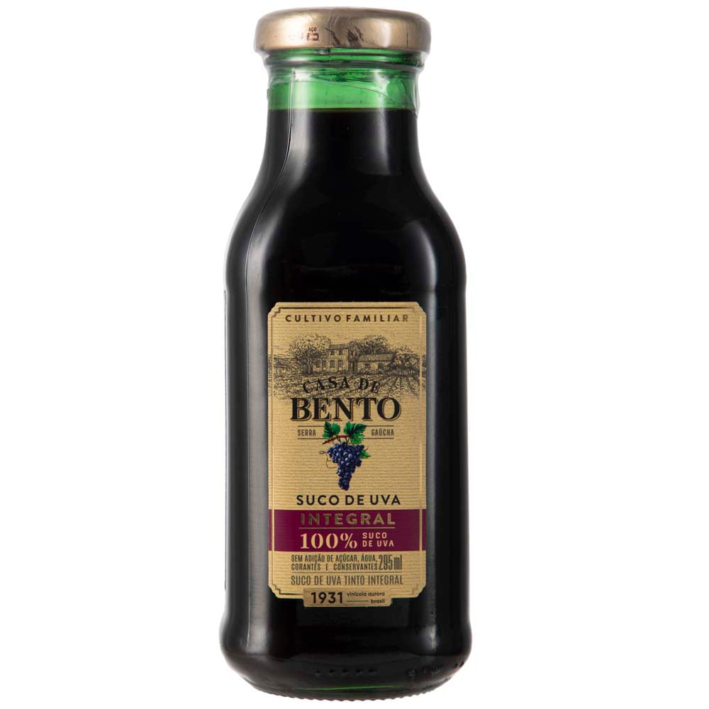 Jugo Uva CASA DE BENTO Botella 295ml