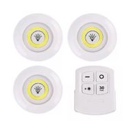 Luz Led de Control Remoto Inalámbrico 3piezas