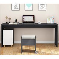 Escritorio Moderno con Banqueta June Negro R&R MUEBLES