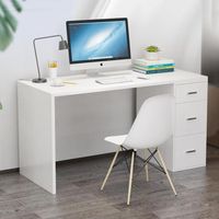 Escritorio Moderno Gary Blanco 3 Cajones R&R MUEBLES