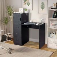 Escritorio Moderno Grecia Negro R&R MUEBLES