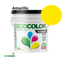 Pintura ECOACRILICO MATE 1 Galón Amarillo