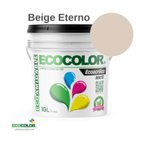 Pintura ECOACRILICO MATE 1 Galón Beige Eterno