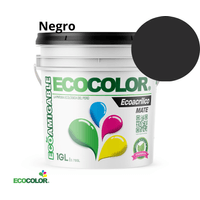 Pintura ECOACRILICO MATE 1 Galón Negro