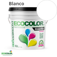 Pintura ECOACRILICO SATINADO 1 Galón Blanco