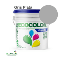 Pintura ECOPINTOR 1 Galón Gris Plata