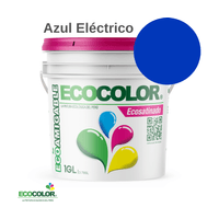 Pintura ECOSATINADO 1 Galón Azul Eléctrico
