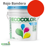 Pintura LATEX 1 Galón Rojo Bandera