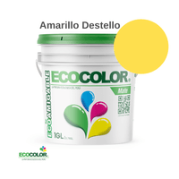 Pintura MATE 1 Galón Amarillo Destello