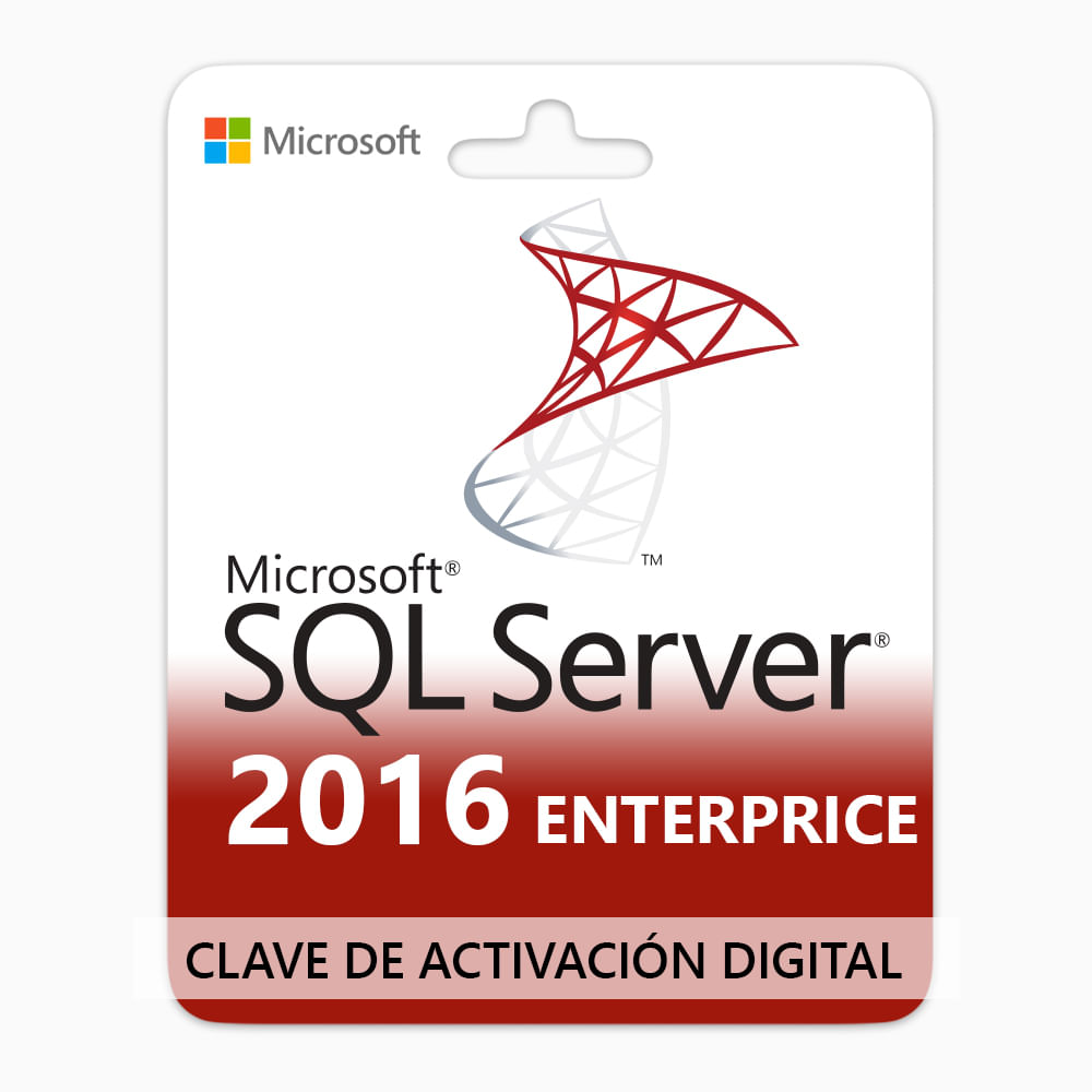 Licencia Microsoft SQL Server 2016 Enterprice