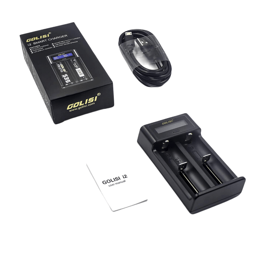 Cargador De Baterías X 2 Golisi I2 Original 18650 Y Otros