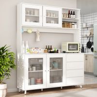 Mueble Moderno de Cocina Maverick color Blanco TU MESITA