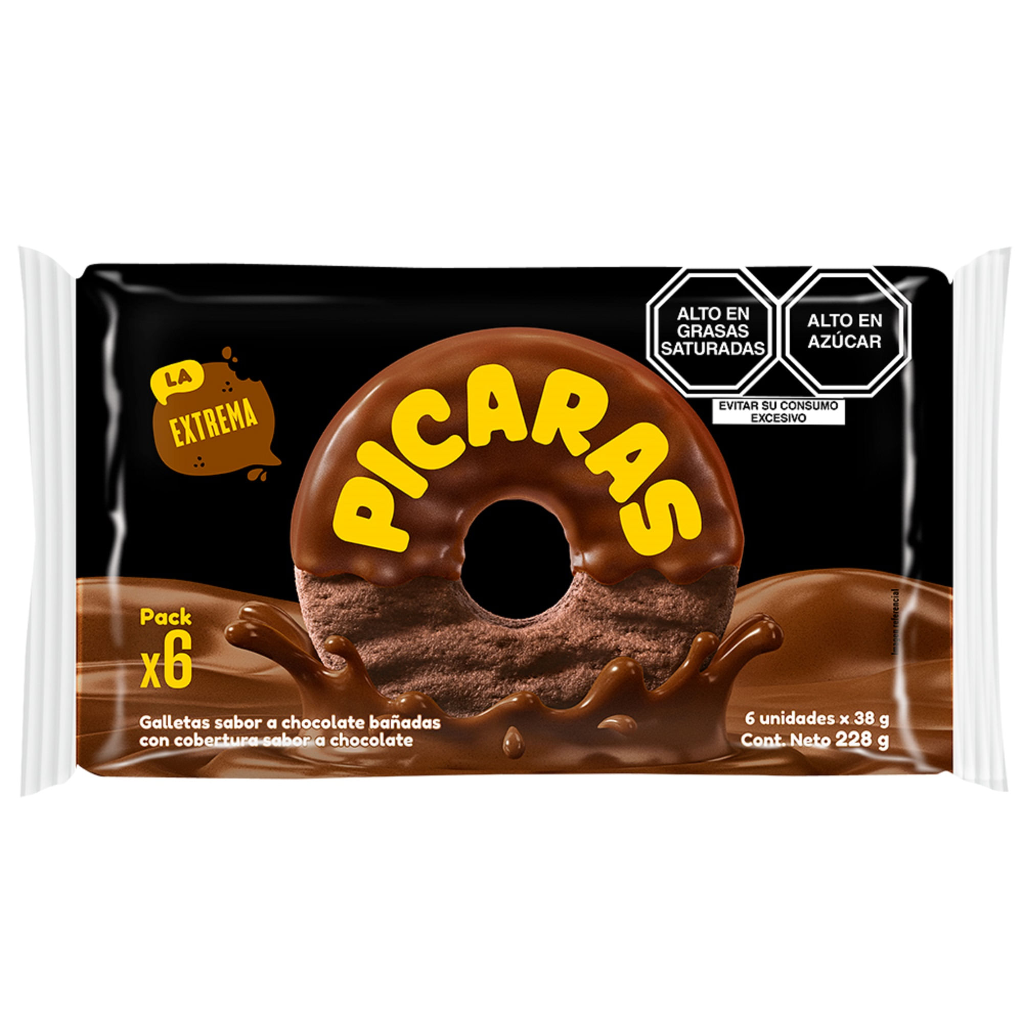 Galletas PICARAS Extremas Paquete 6un