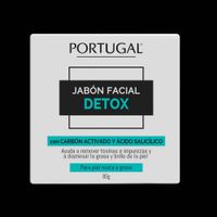 Jabón Facial PORTUGAL Detox Carbón Paquete 80g