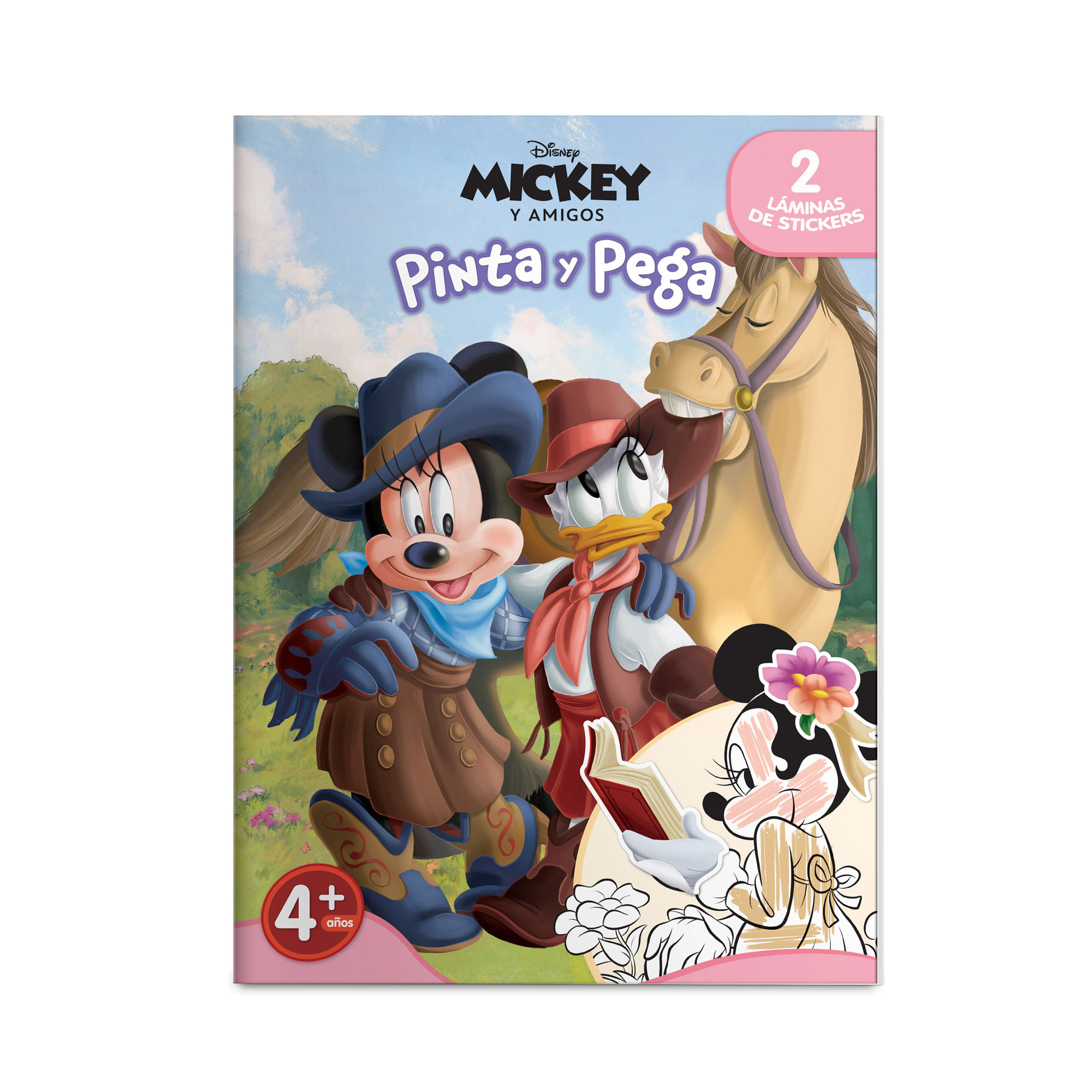Pinta Y Pega con Minnie DISTRIBUIDORA GRÁFICA