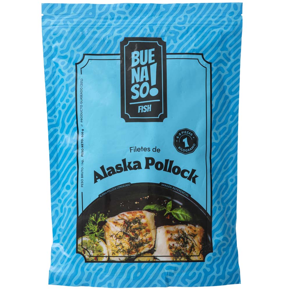Filetes Alaska Pollock BUENASO Bolsa 1Kg