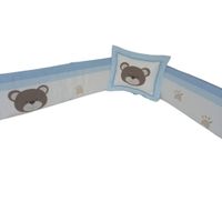 Protector Lateral Parachoques de Cuna BABYTU Diseño Osito Bordado