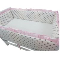 Protector Lateral Parachoques de Cuna BABYTU Diseño Bolitas Clasico