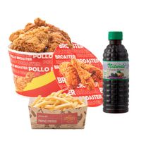 Pollo Broaster 4 Piezas + Papas 200g + Chicha 300ml