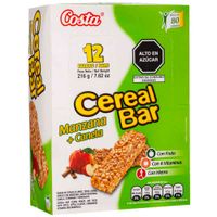 Cereal Bar COSTA Manzana y Canela Caja 12un