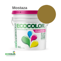 Pintura ECOSATINADO 1 Galón Mostaza