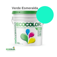 Pintura MATE 1 Galón Verde Esmeralda