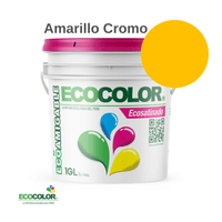 Pintura ECOSATINADO 1 Galón Amarillo Cromo