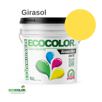 Pintura ECOACRILICO MATE 1 Galón Girasol