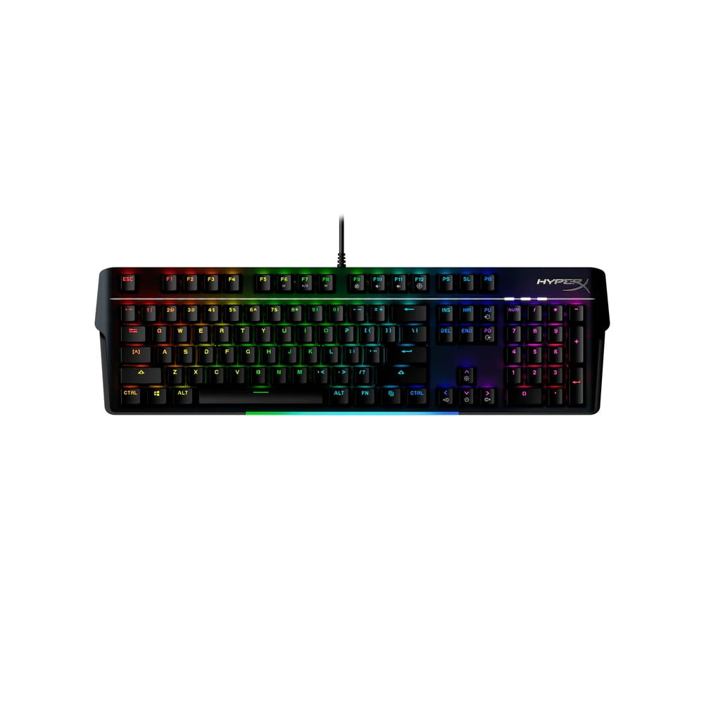 Teclado Gamer HyperX Alloy MKW100 RGB Mecanico Ingles Negro 4P5E1AA#ABA