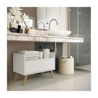 Mueble de Baño Stella color Blanco 1 cajón TU MESITA